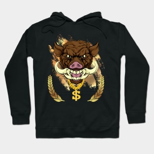 Boar with Swagger - Boar Bling Hoodie